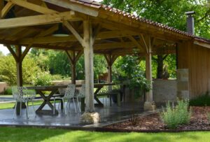 Mobilier de jardin pool house BUXUS - BAZAS