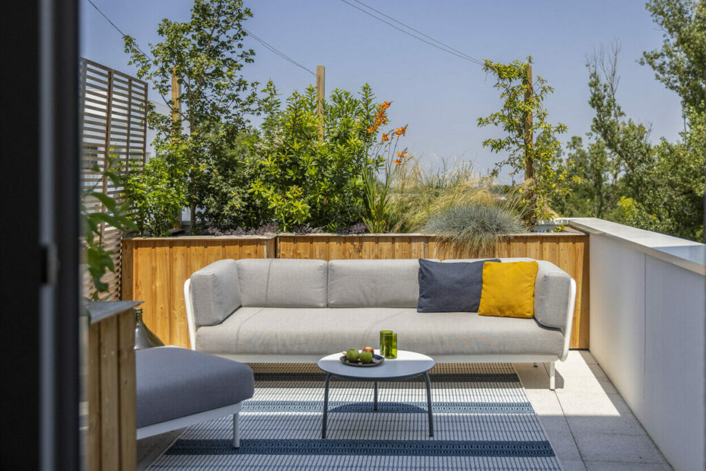 Terrasse Salon de jardin Bordeaux BUXUS