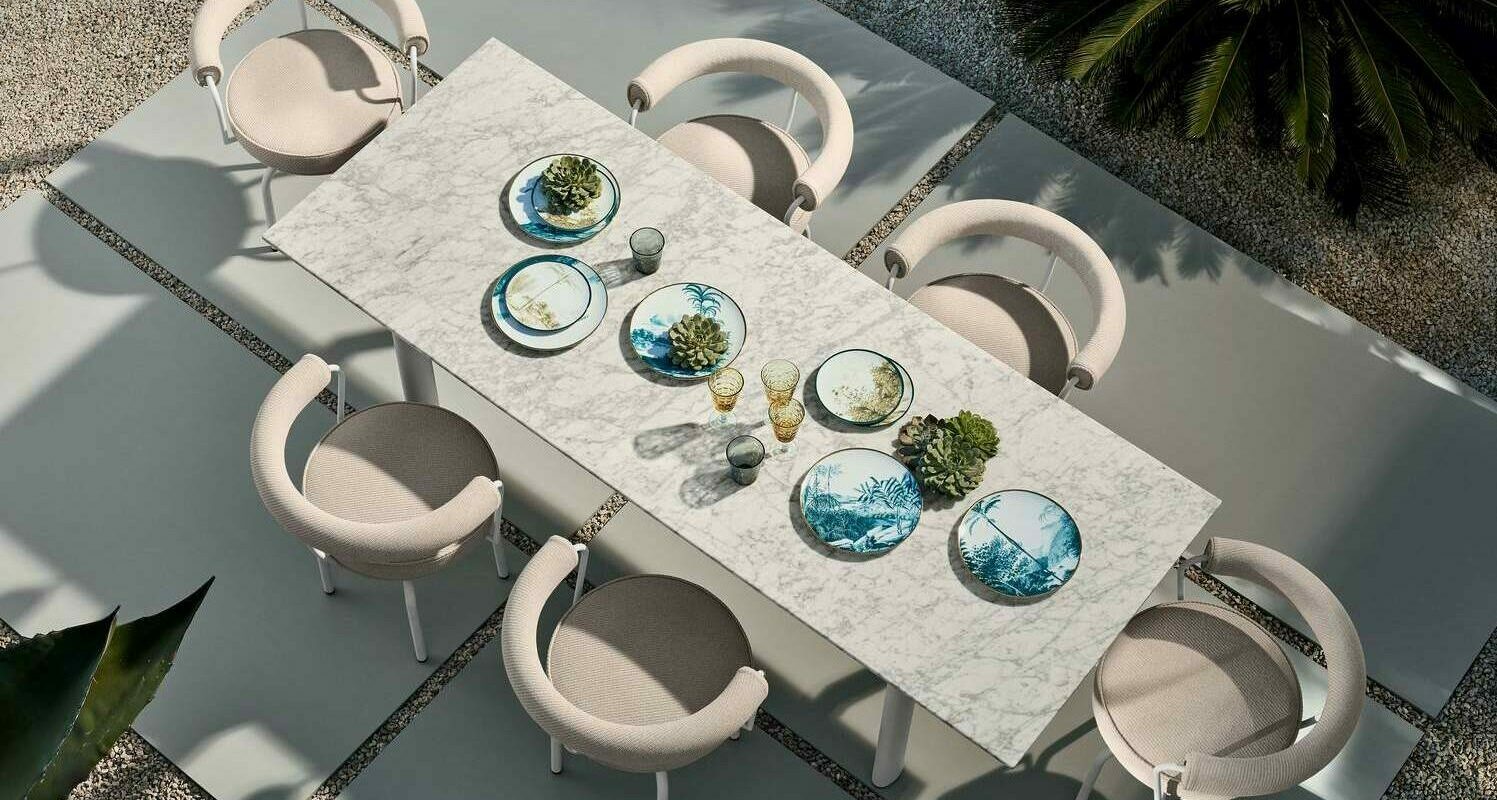 CASSINA TABLE TUBE D'AVION BUXUS