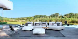 Salon de jardin Talenti George Buxus Bordeaux