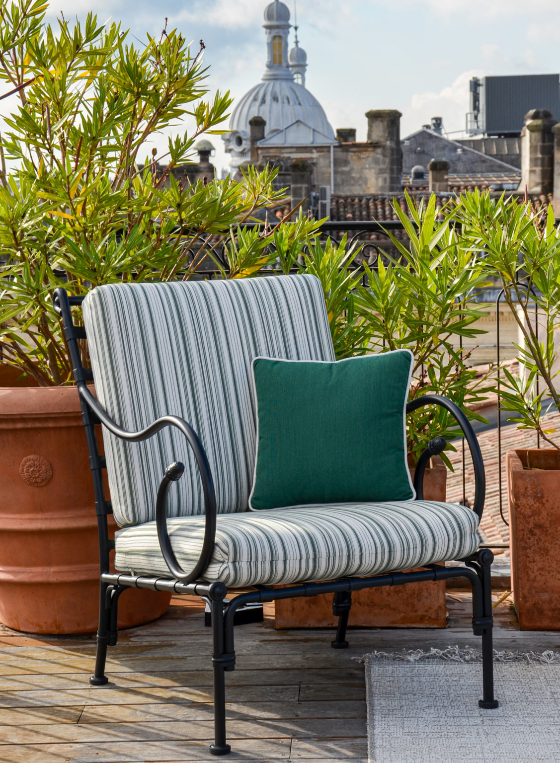 Rooftop Grand Hôtel, Bordeaux mobilier extérieur Buxus